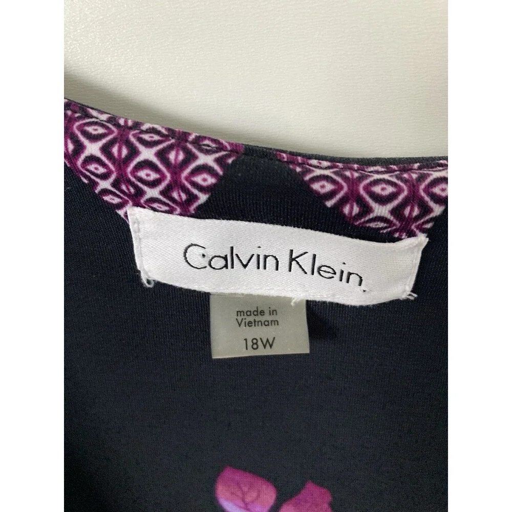Calvin Klein faux wrap